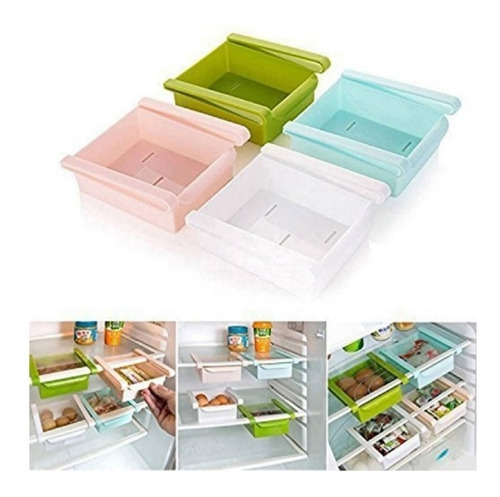 Imagen 7 de 10 de Caja Hermético Almacenamiento Multifunción Refrigerador/mesa