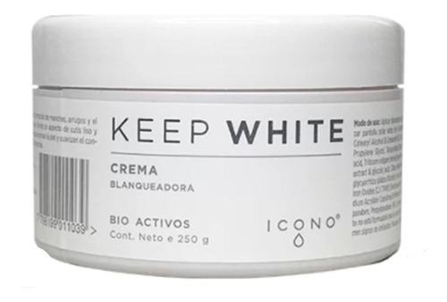 Keep White Crema Blanqueadora Icono BIOACTIVOS