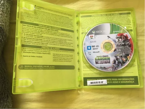 Jogo Plants Vs Zombies Xbox 360 usado original