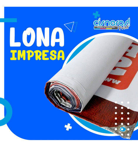 Lona Impresa Personalizada .40x 1.40 Hd Entrega Rapida