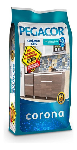 Coroa de cerâmica cinza Pegacor 40kg