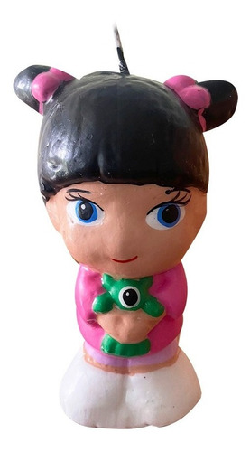 Vela Cera Pastel Niña Boo Decorativa Pastel Monster Inc