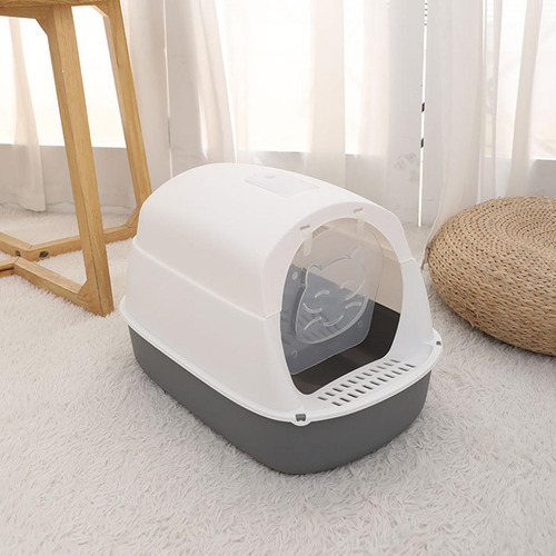Caja De Arena Para Gatos Con Capucha, Caja De Arena Para
