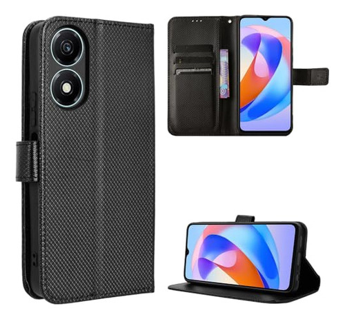 Funda Para Honor X5 Plus Honor Play 40c 5g Negro Piel Sintet