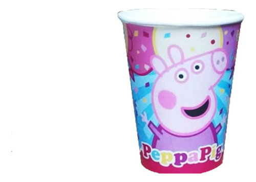 Pack X 8 - Vasos Descartables Polipapel - Peppa Pig