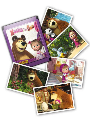 Estampas Sueltas Del Álbum De Masha Y El Oso Panini