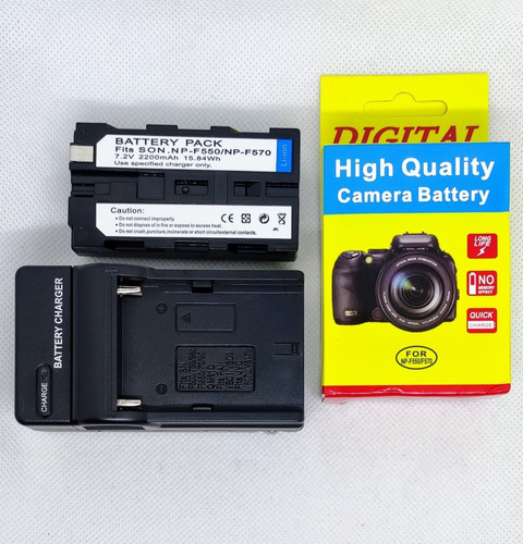 Imagen 2 de 2 de Cargador De Battery Pack Para Cámaras Filmadoras Digitales