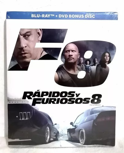 Blu-ray + Dvd - Rápidos Y Furiosos 8 - Físico Original N
