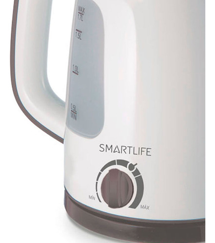Pava eléctrica Smartlife SL-EK1714 blanca 220V 1.7L