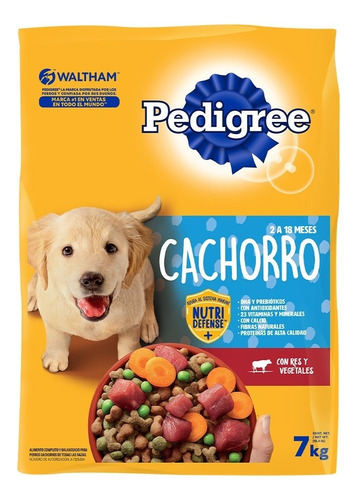 Pedigree Croquetas Alimento Para Perros Cachorros 7kg