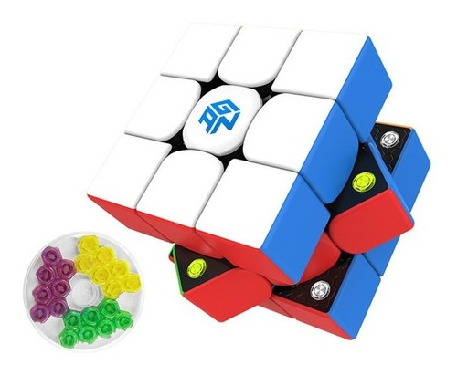 Imagen 1 de 9 de Gan 356 M 3×3 Magnético Cubo De Rubik 3x3 Nuevo Y Original