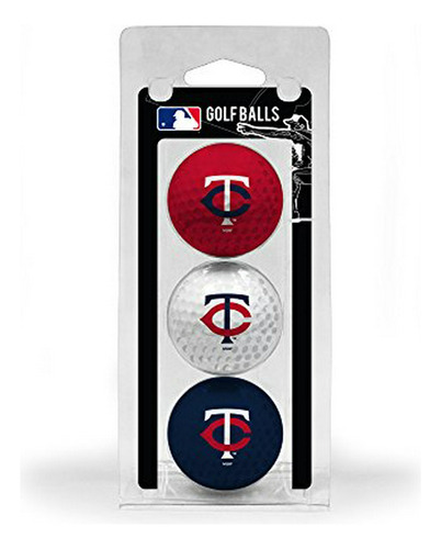 Pelotas De Golf Mlb Con Diseño De Equipo, 3 Unidades