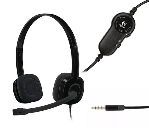 Auricular Headset Logitech H151 Micrófono 3.5mm Miniplug