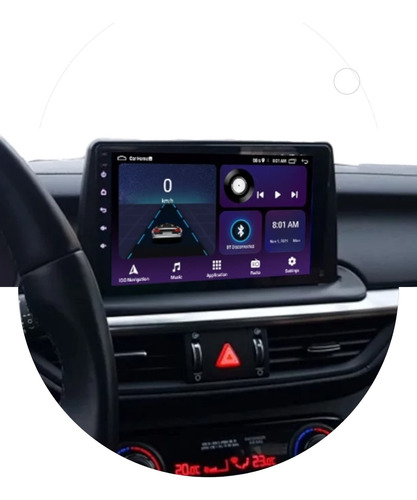 Autoestéreo Android 9' Kia Cerato 18-20 2+32 Platino Carplay