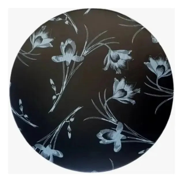 Kit Com 2 Banquetas Banco Dobrável Cores Assento Top Cor Preto Floral