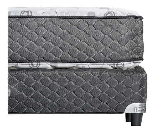 Imagen 2 de 2 de Sommier Piero Nuevo Regno Pillow Top 2 1/2 plazas de 190cmx140cm