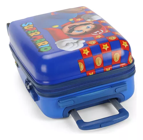 Mala de Viagem Bordo Nintendo Mario 360 Tamanho P Luxcel – Papelaria Pigmeu