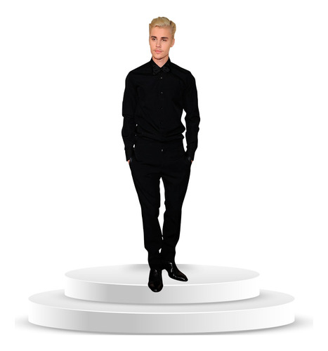 Figura De Coroplast De Justin Bieber A Tamaño Real