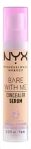 Comprar NYX Professional Makeup Bare With Me Serum Corrector 9ml Tono Vanilla Suero Corrector que Cubre Ojeras Manchas e Imperfecciones Cobertura Media Hidratación Hasta por 24h Fórmula Vegana