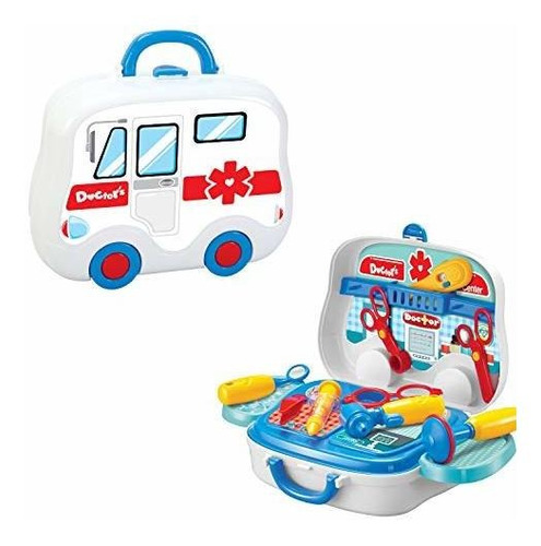 Imagen 2 de 6 de Toy Chef Doctor Set Pretend Playthermometer, Disparos, Gafa