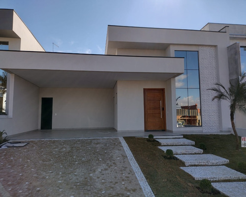 Imagem 1 de 8 de Casa Térrea Em Condomínio De Indaiatuba/sp,  Com 3 Suítes, Escritório, Piscina C/cascata - Ca05001 - 70087458