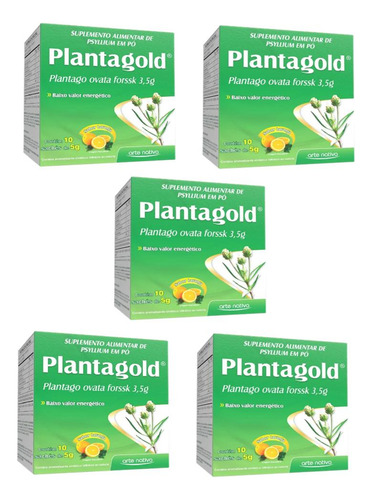 Plantagold Arte Nativa Laranja Com 5cx De Com 10 Sachês Cada