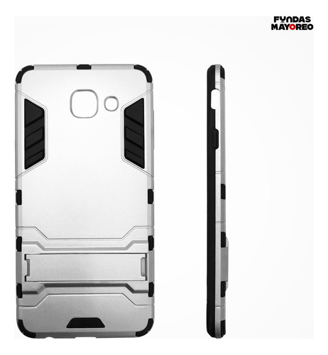 Funda Iron Para Samsung Galaxy J7 Max Carcasa Antishock Plata