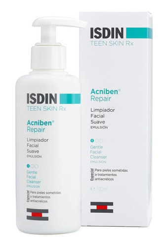 Teen Skin Rx Acniben Repair Limp Isdin 180 Ml Momento de aplicación Día/Noche Tipo de piel Todo tipo de piel