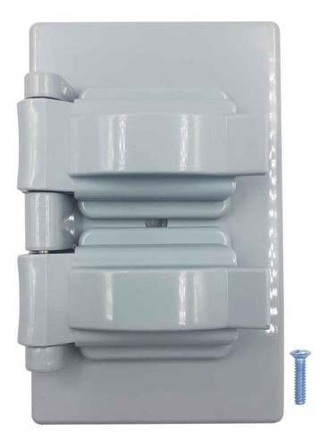 Pack 10 Placa Doble Intemperie Abs Gris Igoto