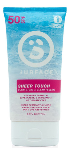 Surface Sheer Touch - Locion De Proteccion Solar, Ligera, Li