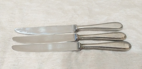 Cuchillos De Mesa Plata Lappas 