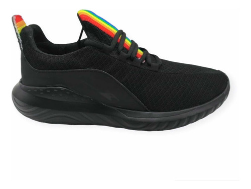 Tenis Pride Deportivo Running Lgbt Rainbow Negro 25-28