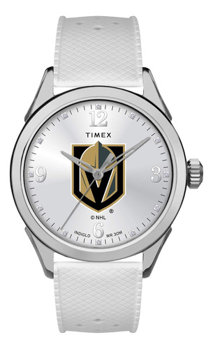 Reloj Timex Tribute Para Mujer Nhl Athena 40 Mm - Vegas Gold