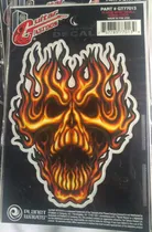 Comprar Tattoo Para Guitarras - Tatuaje Calavera En Llamas + Skull