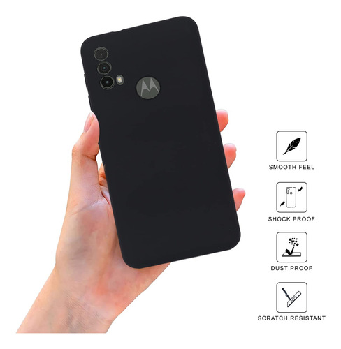 Funda Silicona Con Felpa Para Motorola Moto E40/e20 Coral E40/e20