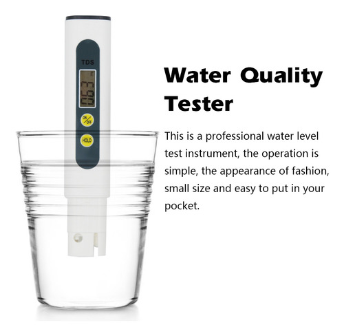 Probador De Agua Digital Multifunción Para Tds/ec/dureza