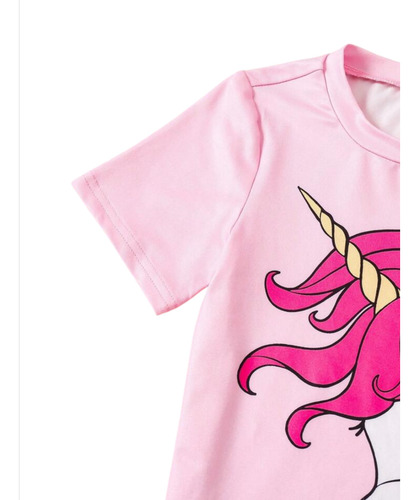 Conjunto De Niña Unicornio Calza Más Polera