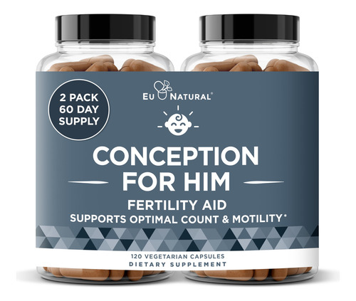 Eu Natural Conception For Him 120 Cápsulas Vegetales