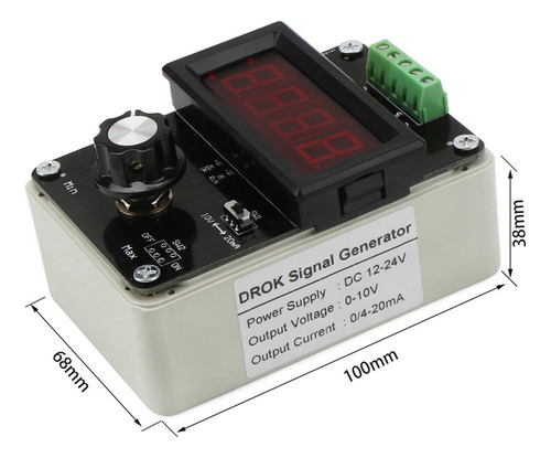 Generador De Señal 0-20ma/4-20ma/0-10v Sin Ajuste De Batería