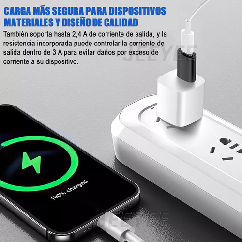 4 Piezas Adaptador Otg Usb Tipo C A Usb 3.0 5gbps
