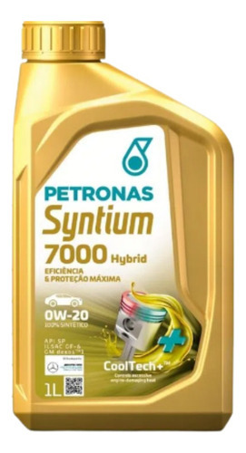 Aceite para motor Petronas sintético 0W-20 para autos, pickups & suv de 1 unidad