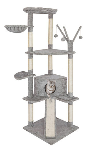 Rascadero Para Gato Pawffy Árbol 5 Niveles Cubo De Descanso