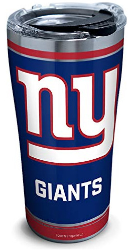 Nfl New York Giants Vaso Termico Touchdown Tapa Viaje Color