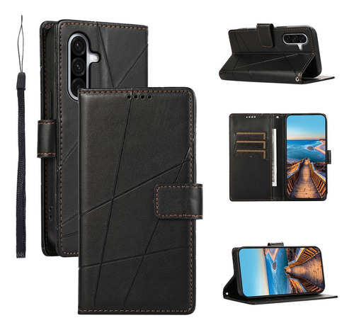 Funda Para Teléfono Samsung Galaxy A56 A36 A26 A16, Funda Tipo Bolsa Con Ranura En Forma De A