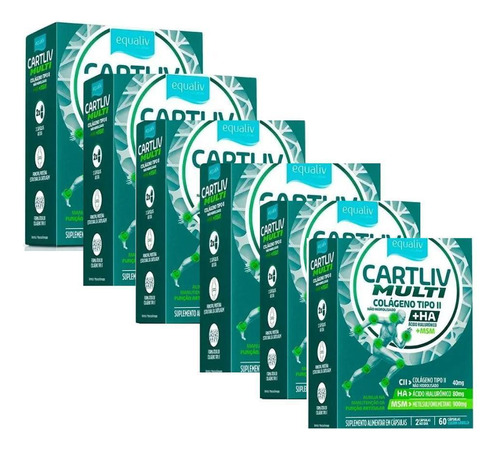 Cartliv Multi Colágeno Tipo 2 Equaliv Kit 06 Meses