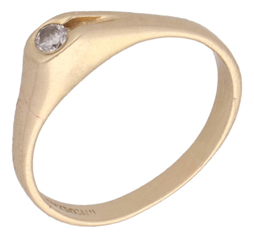 Anillo De 14k Oro Amarillo, 2.5 Gramos