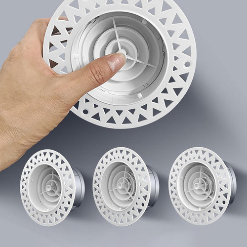 Rejilla De Ventilación Redonda, Fácil De Limpiar, Estilo C