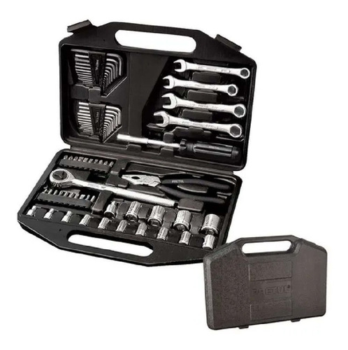 Juego Kits Tubos Y Llaves 70 Piezas Pretul Set-70 Estuche