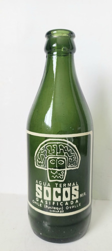 Botella Antigua Agua Termal Socos / Ovalle