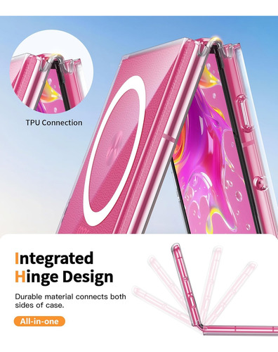 Funda Para Motorola Moto Razr 60 Ultra 5g 2025 Magnética Flexible Y Duradera Transparente De Tpu Resistente A Golpes